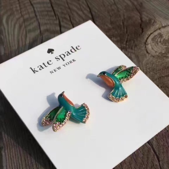 Kate Spade Hummingbird Stud Earrings - Picture 1 of 4